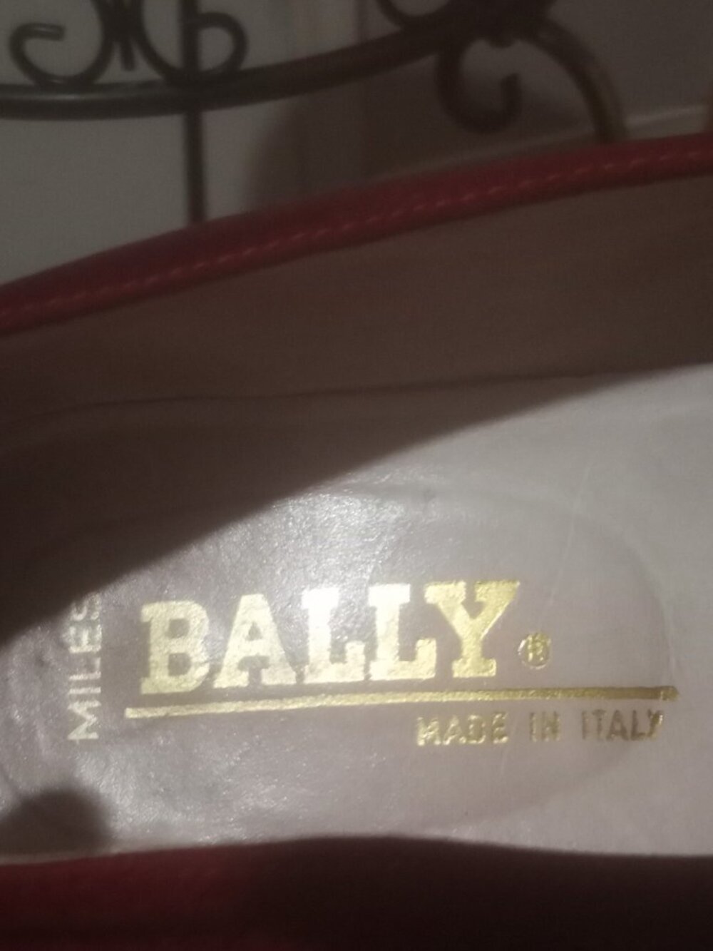 vtg 80s BALLY “Miles” burgundy Maroon Red suede and calf Slip-on Size 9M Siesta - Picture 3 of 12